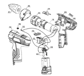 Аккумулятор для TH-CD 14.4 2B  EINHELL 451353001010 451353001010