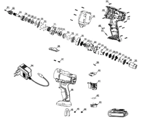 Выключатель  для TC-CD 18-2 Li (2x1,3 Ah) EINHELL 451382101041 451382101041