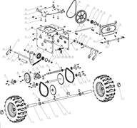 Втулка шкива снегоуборщика Elitech СК7 (рис.48) 1500.120112