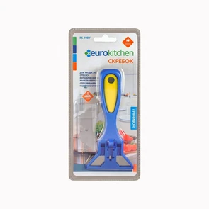 {{photo.Alt || photo.Description || 'Скребок Eurokitchen для чистки стеклокерамики, синий/желтый'}}