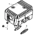 Глушитель культиватора Champion BC 5511 (рис. 8) 1805707990001