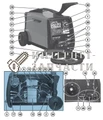 Ось Колеса сварочного полуавтомат Telwin BIMAX 152 TURBO 422961 422961_tlw