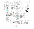 Кнопка выключателя   пылесоса Galaxy GL6253 391217