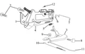 фланцевый болт М6Х16 \ BOLT, FLANGE, M6?16 бензогенератора Elitech БЭС 12000 Е (рис.2) 0101093200-2