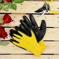 INBLOOM Садовые перчатки, 10 размер, нейлон с нитриловым полуобливом, 50 гр, 2 цвета 2617110GZ