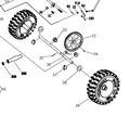 ВТУЛКА СНЕГОУБОРЩИКА REDVERG RD551Q (рис.32) 542219