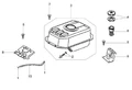 Топливный бак культиватора Efco MZ 2050 R - MZ 2050 RX (рис. 3) L66150294