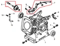 Центробежный регулятор оборотов культиватора Champion BC 5511 (рис. 9) 1717500020001-1