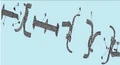 Лезвие фрезы (R) культиватора Champion BC1193 (рис.7) CHMP111100070029