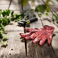 Перчатки садовые с нитриловым полуобливом, полиэстер, 9 размер, 23см, 31гр, цветные