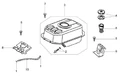 Топливный бак культиватора Efco MZ 2050 R - MZ 2050 RX (рис. 3) L66150294