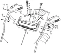 Трос привода шнеков снегоуборщика REDVERG RD-SB53/950BS (рис.28) KCM22B-05A0