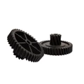 Шестерня средняя Eurokitchen LPH41004 , для мясорубки,  D 76/25 мм, зубья 41/10 шт. косые LPH41004
