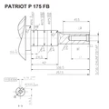 Двигатель бензиновый PATRIOT P 175 FB 59444