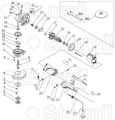 AG9512L-10 крышка передняя /FORE COVER/ STURM AG9512L-10