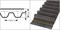 Зубчатый усиленный приводной ремень с арамидным кордом  SТD 440 S8М СХА - фото 58345