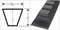 Ремень приводной клиновой  АХ 87  Li=2210mm, Ld=2240mm LC30212LC302 - фото 58646