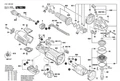 ФИКСАТОРНЫЙ РЫЧАГ болгарки Bosch GWS 19-150 CI (рис.343) 1607000742