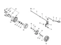 Подшипник корпуса сцепления триммера Echo SRM-4605 (рис. 21) 90080706001